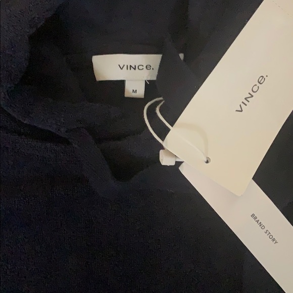 NWT Vince Terry Cropped Sweatshirt Wmn Sz M - Picture 4 of 6